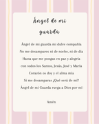 Cuadro Oración Ángel de la Guarda