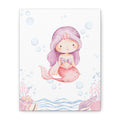 Little Mermaid Magic - Sweet Purple Hair Mermaid