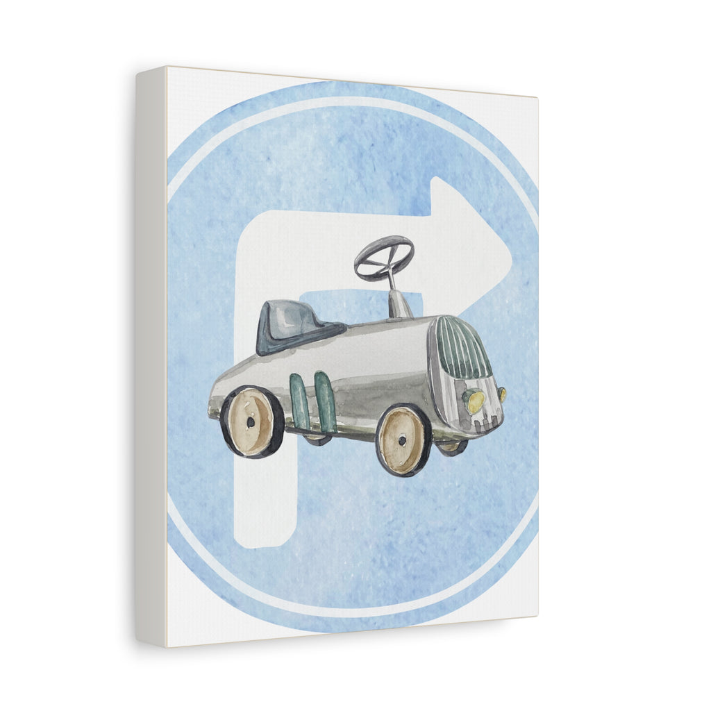 Vintage Cars Nursery Art - Set of 3