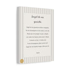 Oración Angel de mi Guarda Beige