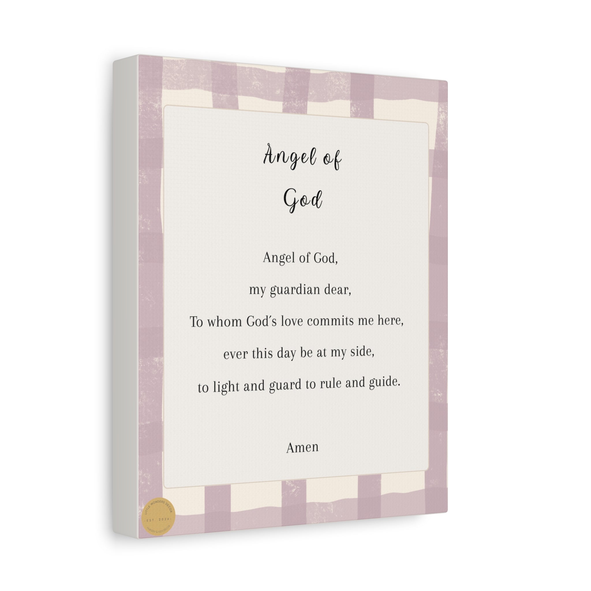 Angel of God purple