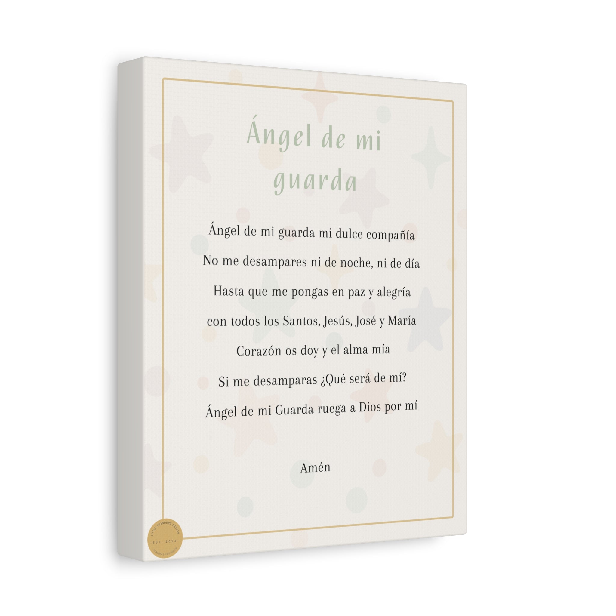 Oración Angel de mi Guarda Estrellas