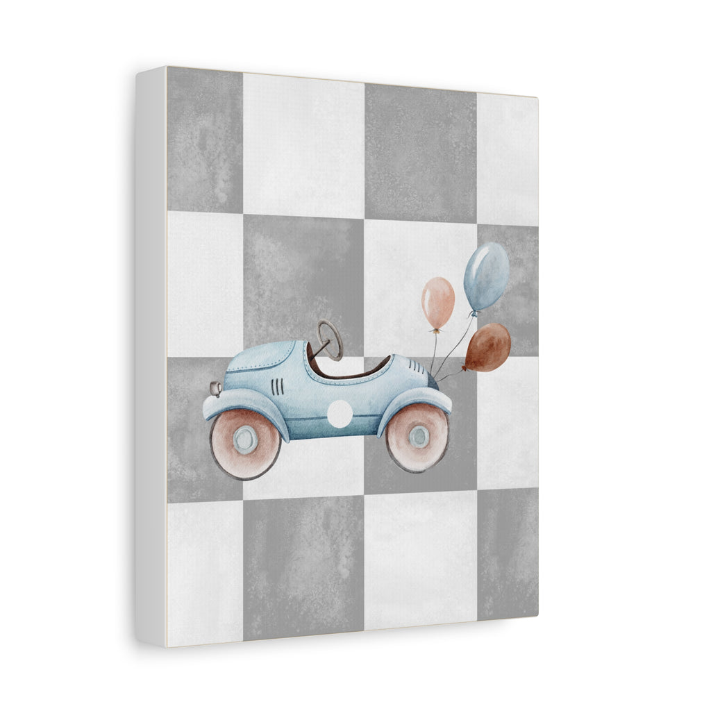 Vintage Cars - Blue Race Car