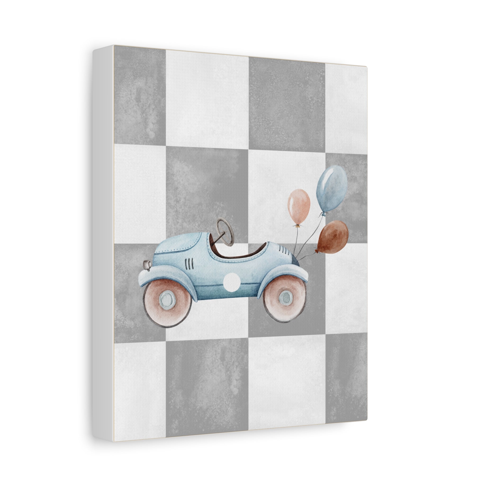 Vintage Cars - Blue Race Car