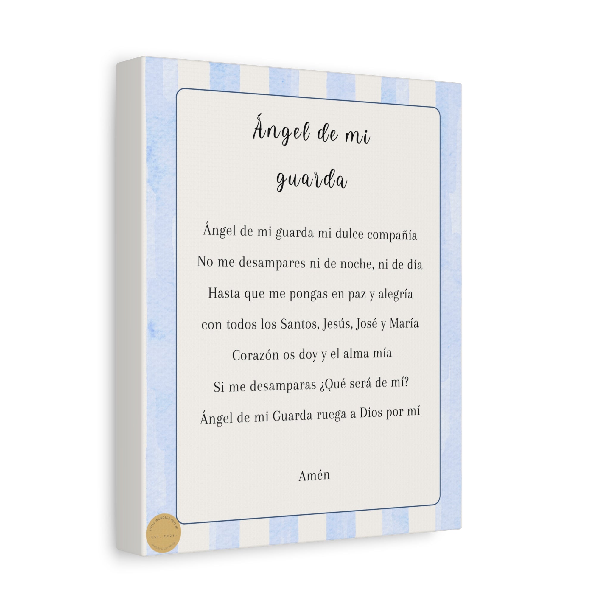 Oración Angel de mi Guarda Azul