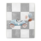 Vintage Cars Nursery Art - Set of 3