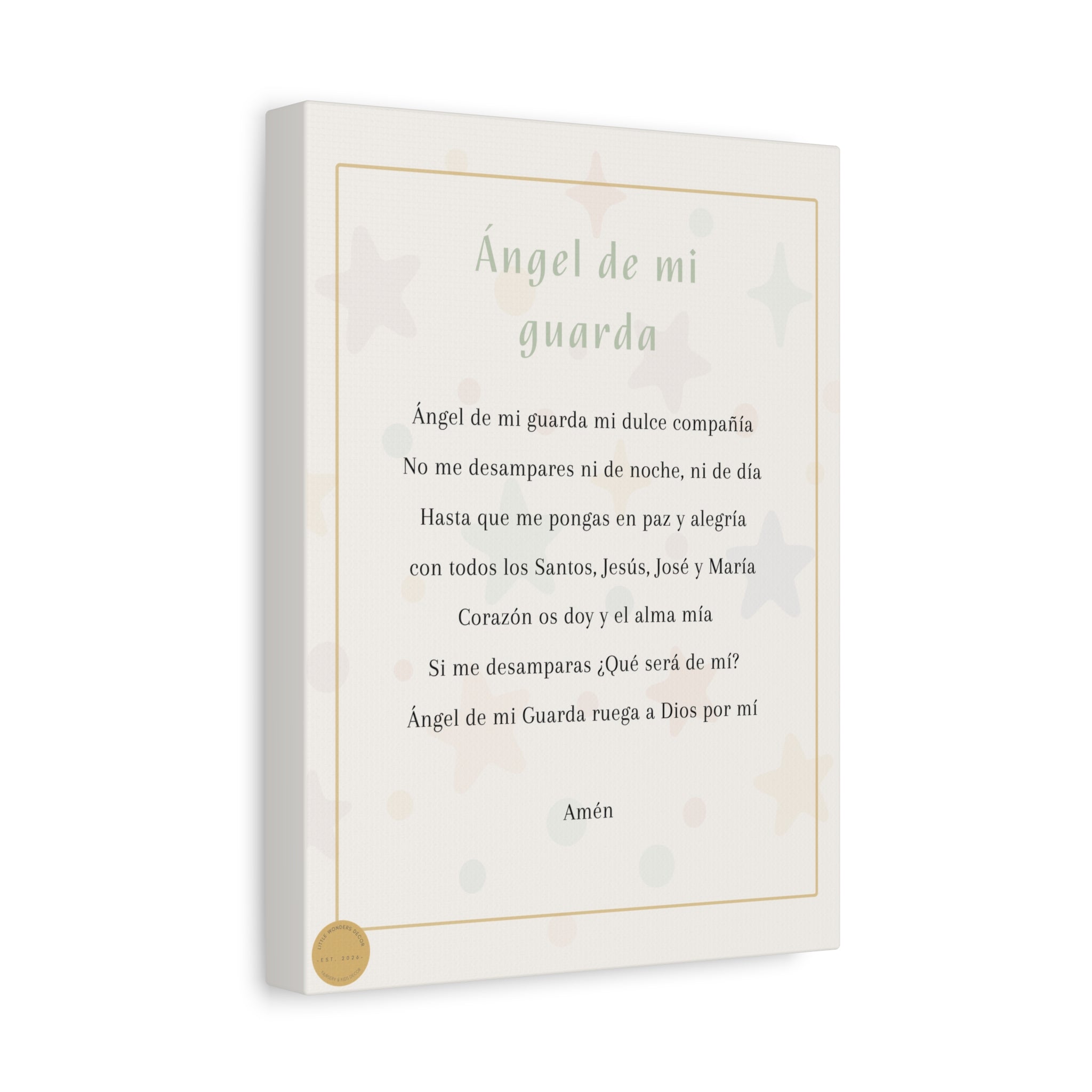 Oración Angel de mi Guarda Estrellas